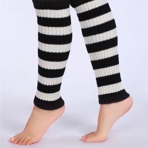 Striped Pattern Leg Warmers